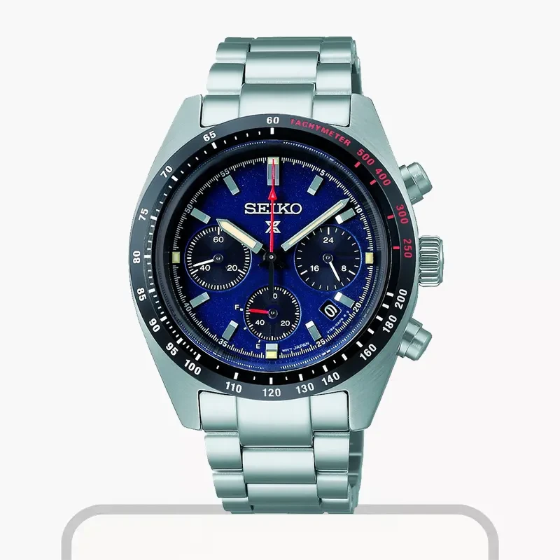 Seiko Prospex Speedtimer Solar Blue Dial Men’s Watch- SSC815P1